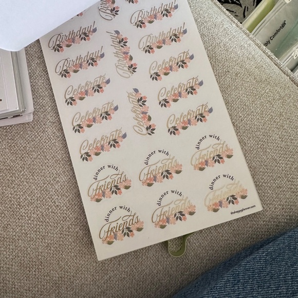 HAPPY PLANNER Bundle - Homebody Big Sticker book and Planner Paper - Partial - Picture 5 of 16